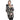 Women's A-Line Cut Reversible Leather Jacket with Fur Hood