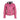 Mauritius Women's Genuine Lambskin Leather Jacket with Detachable Hoodie Pink